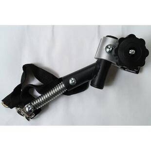 自行车推车连接器斜角铝合金夹式 连接件货车儿童车通用连接器配件