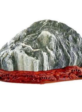 天然靠山原石观光石中大型园林玄关景观台子石敢当庭院石