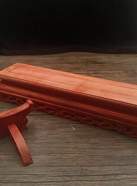 包邮实木底座花梨木底座放如意貔貅大象摆件玉石实木大底座带支架