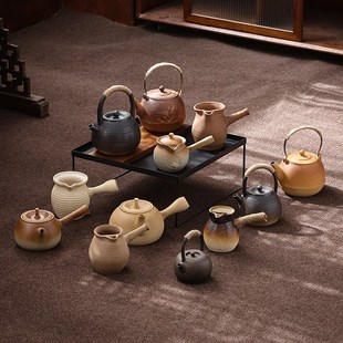 围炉煮茶家用室内一套炭炉茶炉电炉子茶煮茶器户外烤茶壶套装 日式