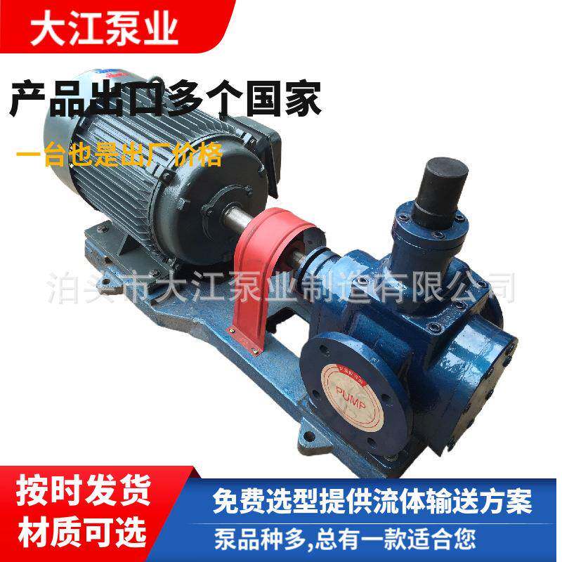 YCB-10不锈钢圆弧齿轮泵润滑泵柴汽油卸车泵化工原料齿轮油泵