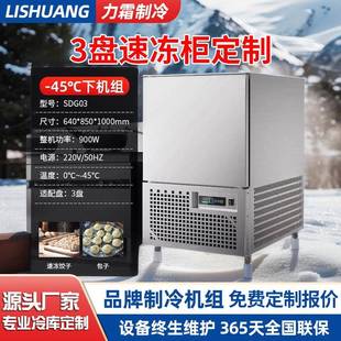 超低温冰箱速冻柜商用榴莲海鲜包子饺子食品速冻机速冻海鲜速冻