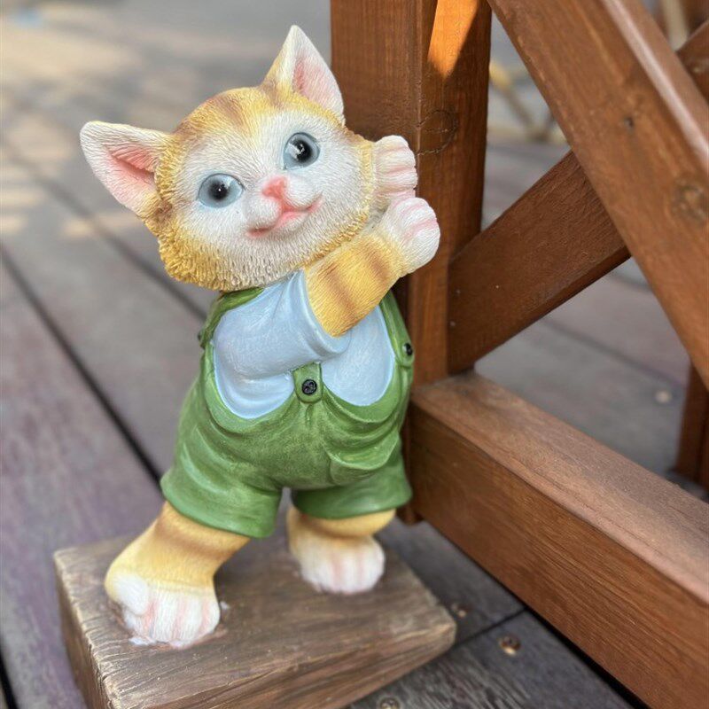 树脂门挡门塞阻门器露台花园门院子防风吹固定器创意摆件装饰品