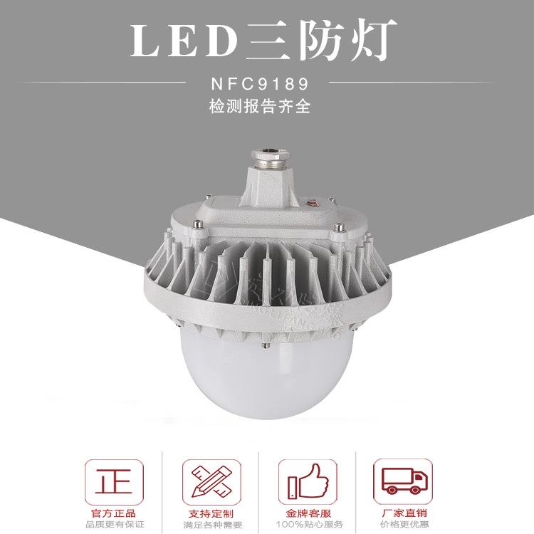 NFC9189防眩泛光灯平台灯30W40W50W60W防水防尘防眩节能LED三防灯