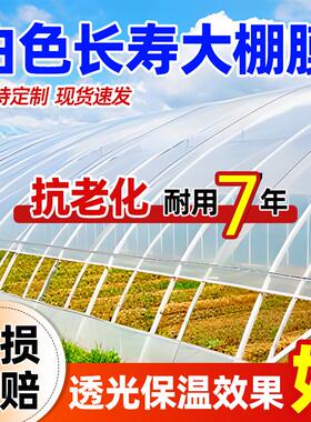 加厚白色大棚膜塑料薄膜透光保温大棚专用塑料布农用种植无滴膜