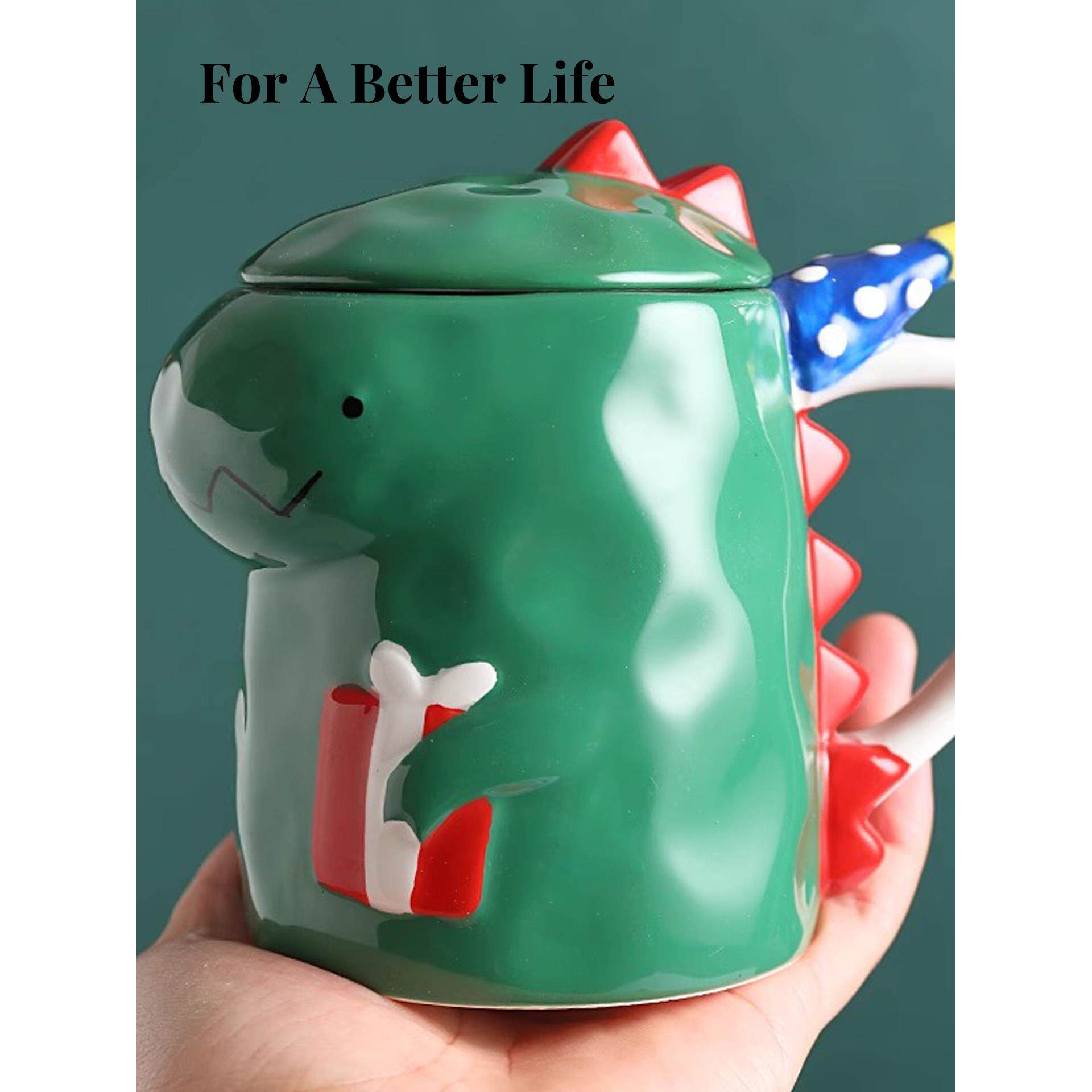 MOLALUNA.Morbid.杯具恐龙马克杯创意情侣杯子陶瓷水杯 | 萌恐