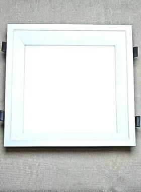 蜂窝板灯厨房灯20x20黑色格栅灯开孔17x17全屋大板19x19平板方灯