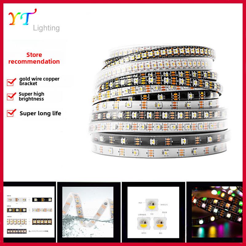 Led全彩灯条Sk6812Rgbw四合一内置芯片5050Rgb补丁可编程5V灯条