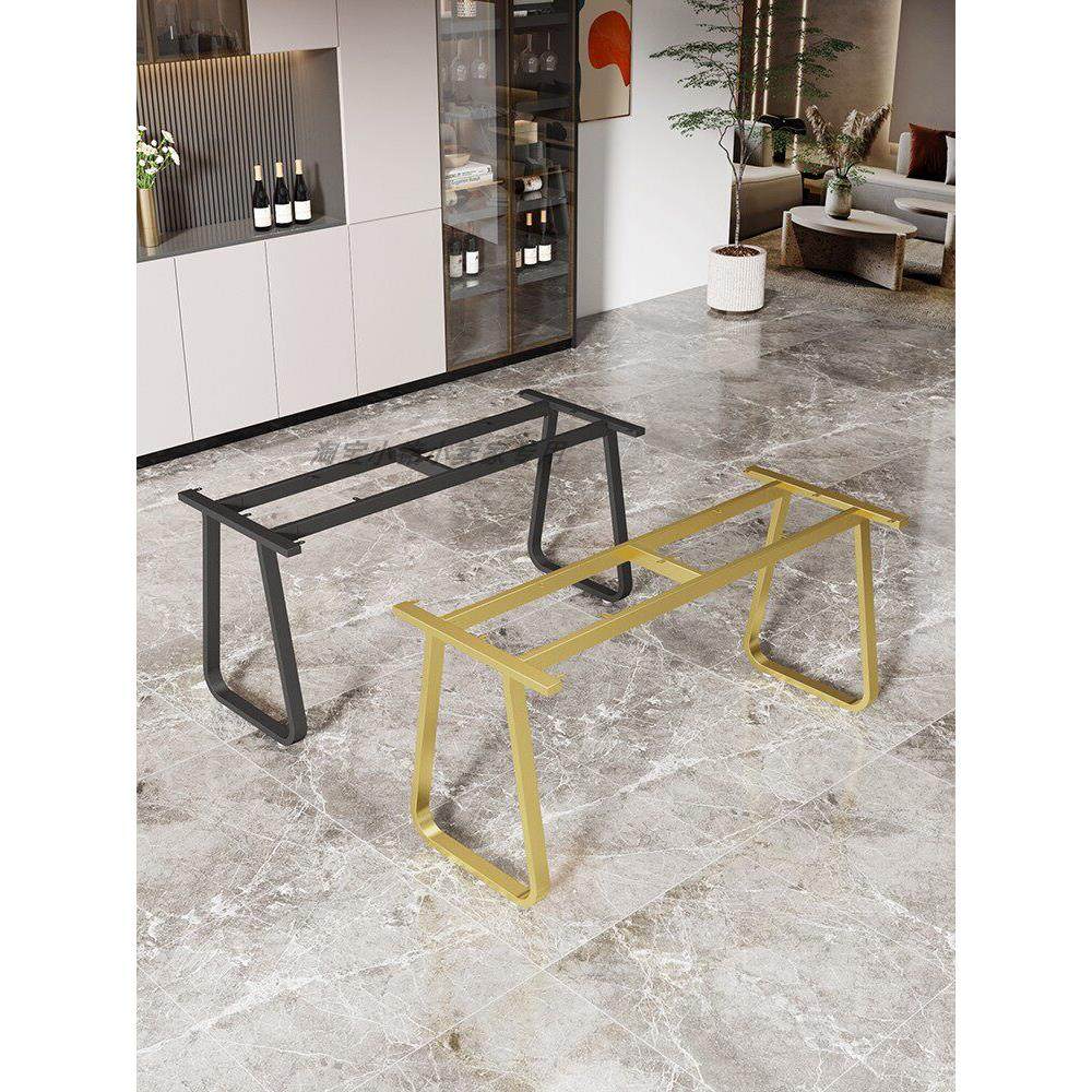 通用型桌腿支架瓷砖岩板桌腿支撑架实木大板金属桌架大理石餐桌脚