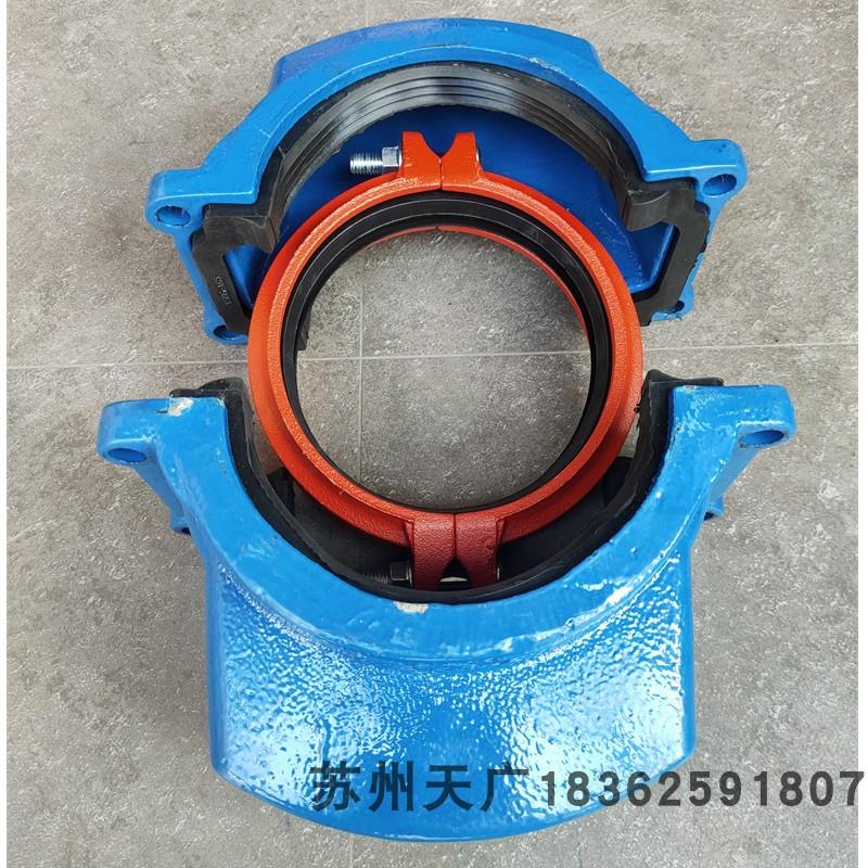 镀锌钢管钢卡漏水修补器卡箍哈夫节大肚子抢修器消防管压槽漏水