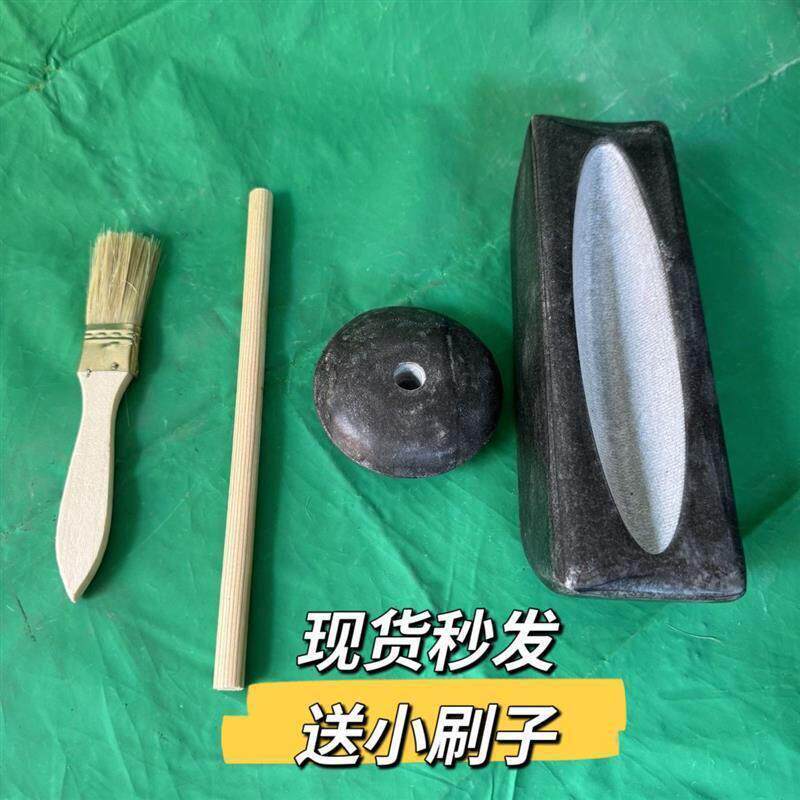 青石曲阳手工碾磨器唐代碾子中药宋代石臼捣药研磨老式茶叶磨粉
