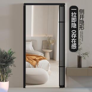 高档卧室房间家用沙门纱窗免打孔磁吸条 滑轨防蚊 门帘2025新款