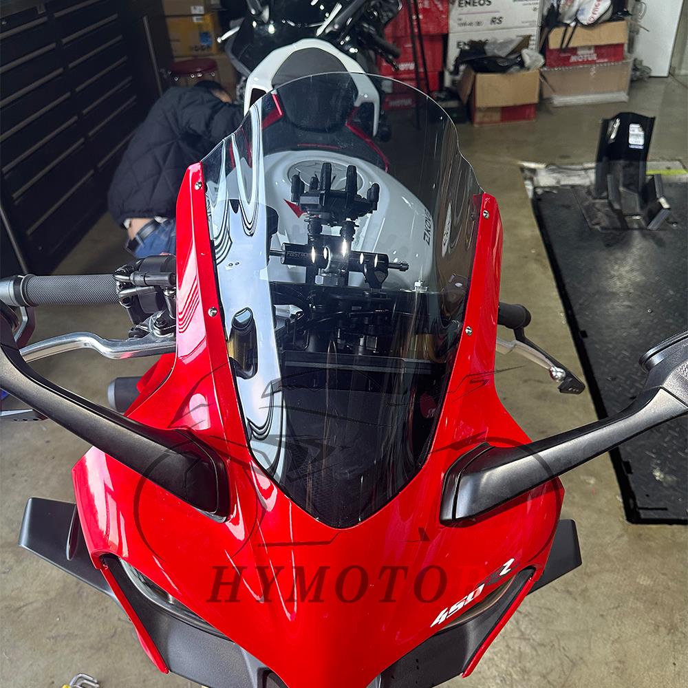 适用于凯越450RR改装加高挡风玻璃 赛道版风挡竞技款风镜玻璃头罩