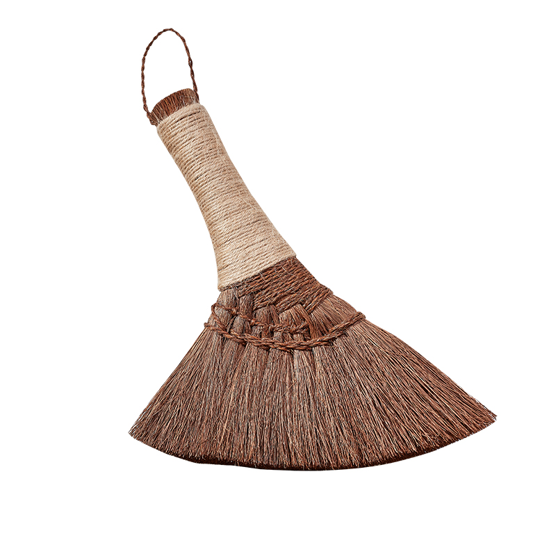 棕丝小扫把山棕扫床刷棕榈除尘刷防静电不掉毛扫沙发清洁刷小扫帚