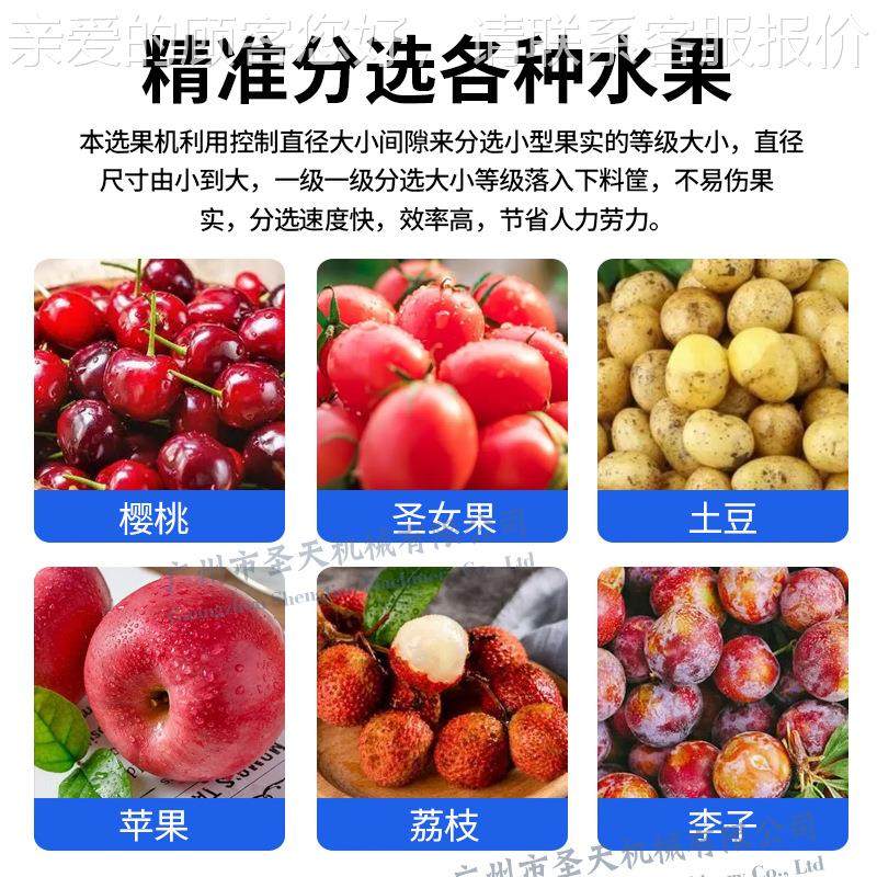 果选机果蔬重分机选机 水果分分拣选果 多GQL功能龙水眼百香果分