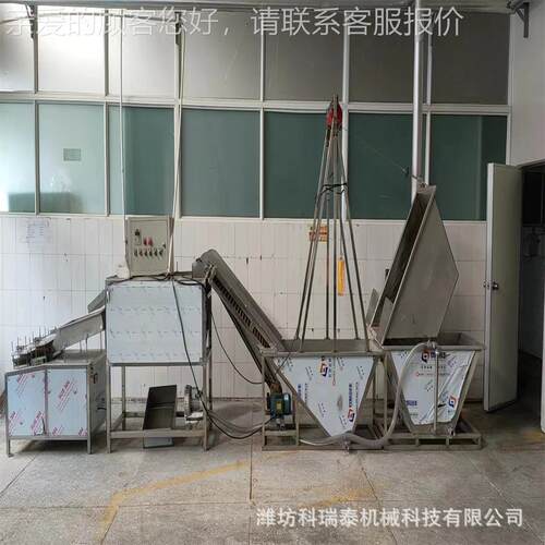 鹌蛋蒸煮清洗鹑 破壳剥皮流水线中小YYY型鹌鹑清蛋洗机械