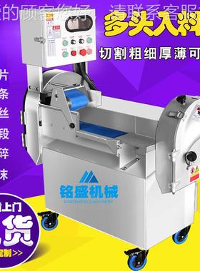 全自双头皮带切KOO菜机 功胡萝能卜土豆莲藕切丁机 商用切多菜设