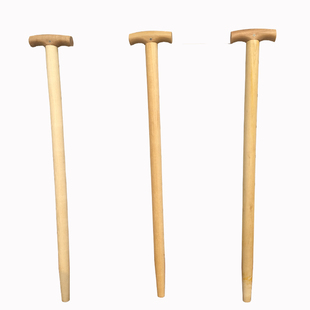 丁字T型锹把实木农用木把手柄铁铲锨把钢锹把园林工具柄椿木槐木