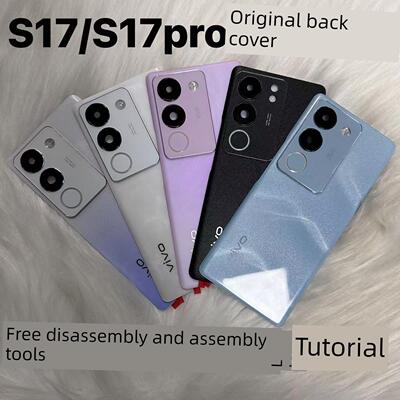适用S17原原装后盖S17Pro原装机后玻璃后盖原装后壳中框