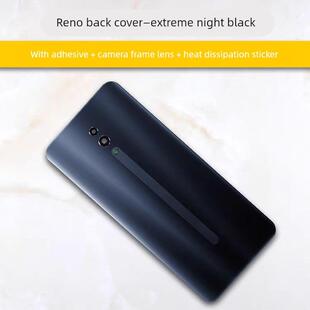 适用OPPO reno后盖玻璃替换原装RenoZ手机后壳Reno10倍电池盖无标