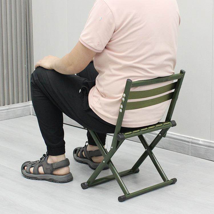 便携折叠椅子户外折叠凳成人板凳钓鱼凳子管子加厚军工马扎钓鱼椅