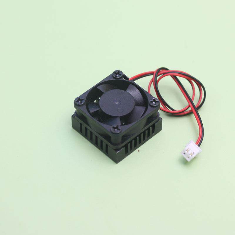 3CM芯片散热器 主板DIY微型散热片5V12V24V风扇+铝片