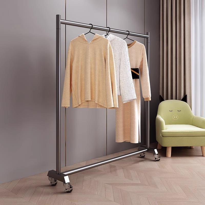 衣帽架落地室内房间挂衣架子可移动晾衣家用小卧室临时放衣服神器