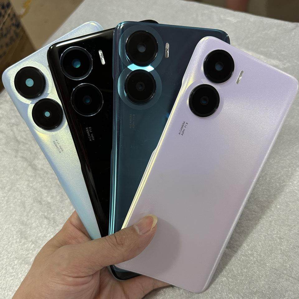 适用荣耀畅玩40plus后盖电池盖后壳背原装RKY-AN00中壳前中框边屏