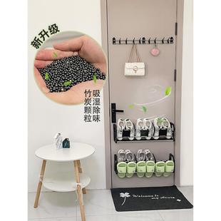柜 架磁粘收纳神器门后小户型入门鞋 三面磁吸鞋 架门口简易防盗门鞋