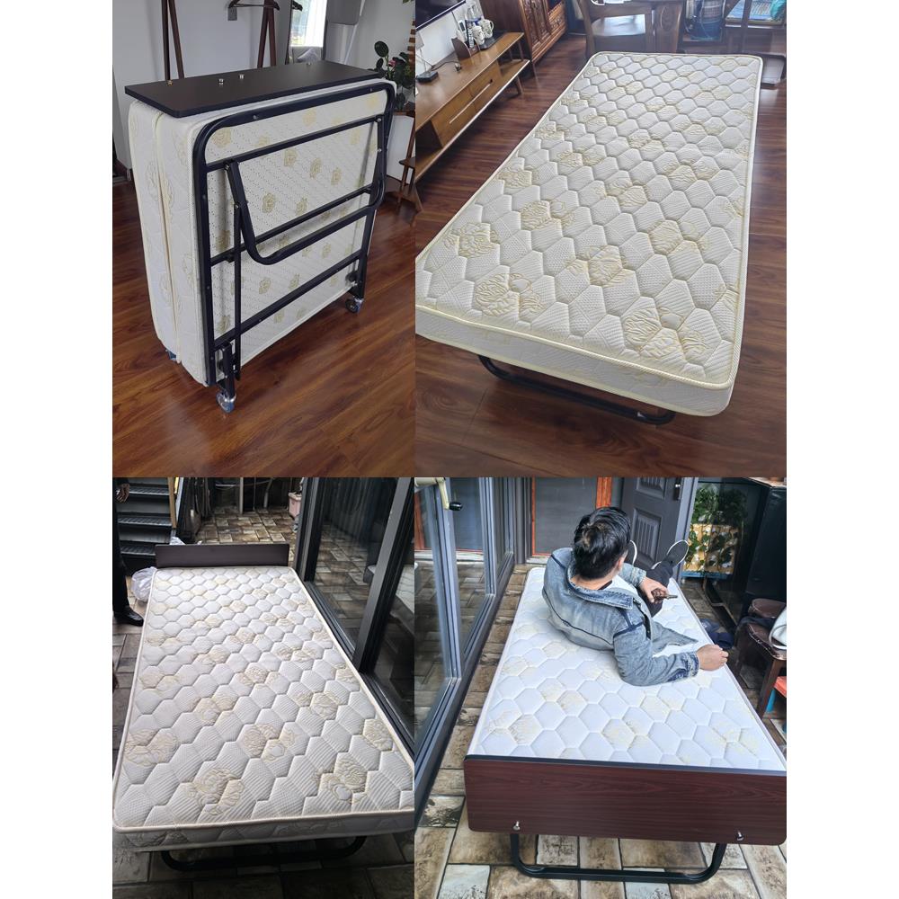 酒店加床折叠床豪华宾馆民宿专用折叠床客房加床带轮子可移动便携