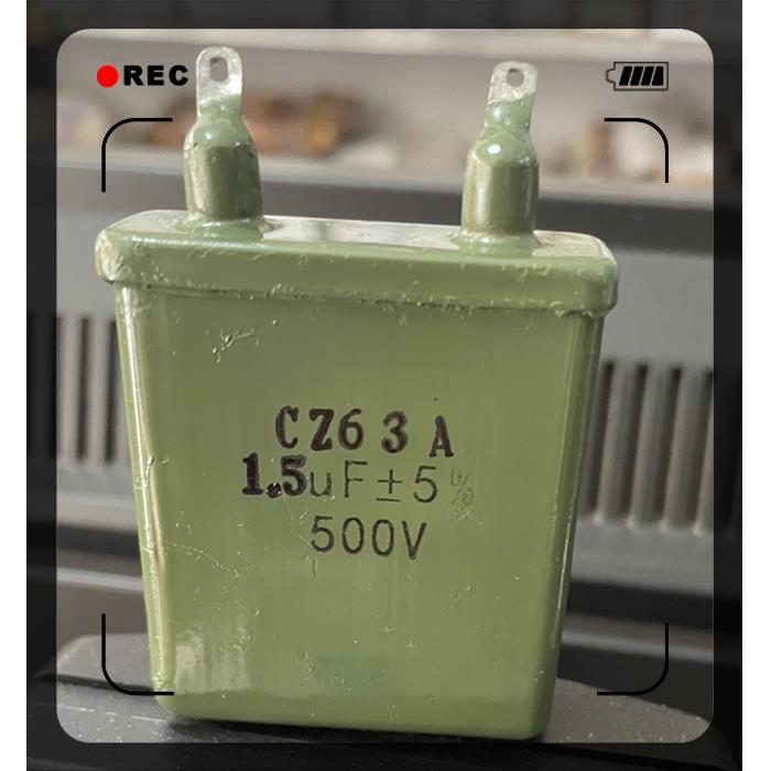 铁壳电风扇电容CZ63A 1.2UF 1.5UF 1.8UF 2.5UF 500V CJ48 CJMS