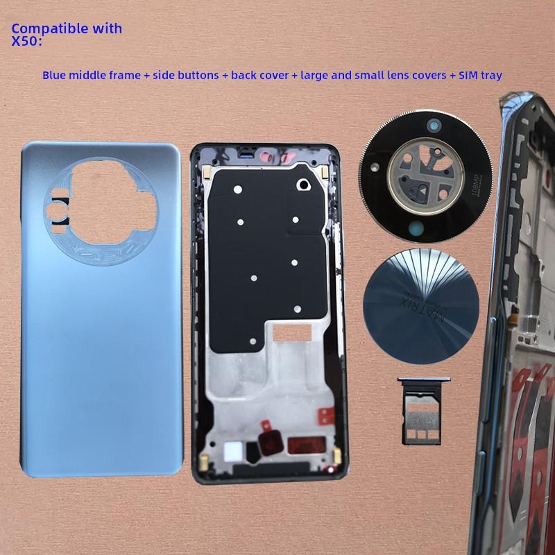 适用荣耀X50电池盖原装拆机ALI-AN00后盖手机盖后壳前壳中框屏框