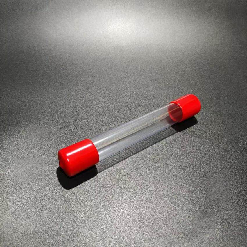 现货硬塑料PVC透明管塑料包装管带帽PC管子直径5-38mm可裁切定制