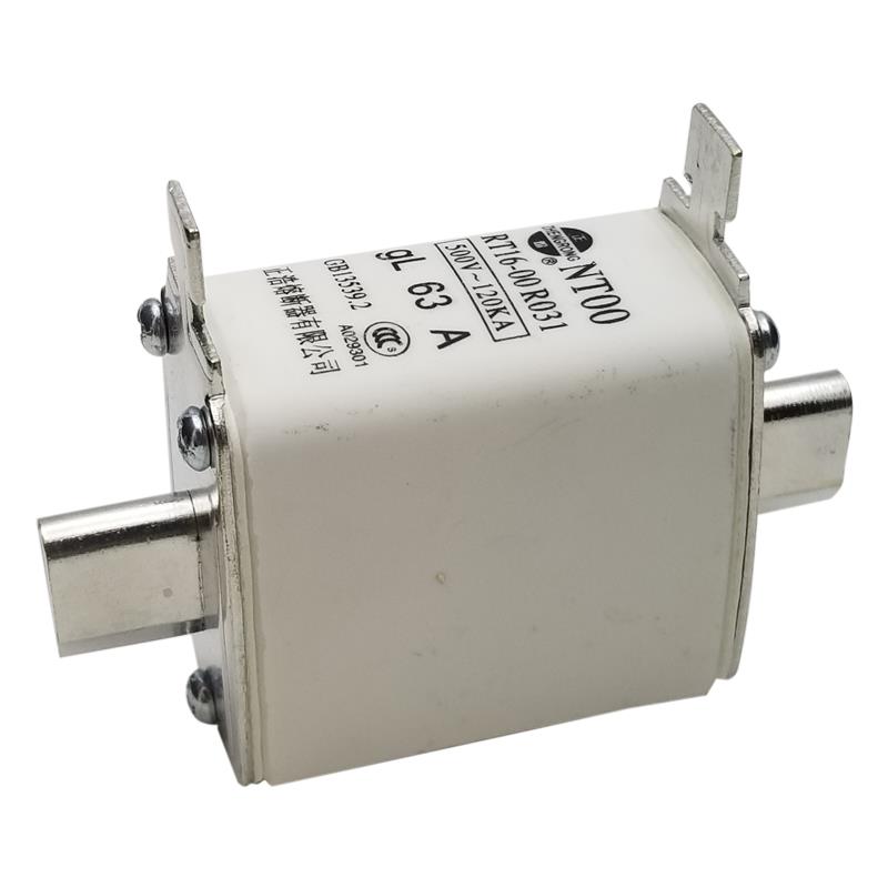 正浩方管刀形熔断器 熔芯 NT00 RT16-00 R031 RO31熔断体4A-160A