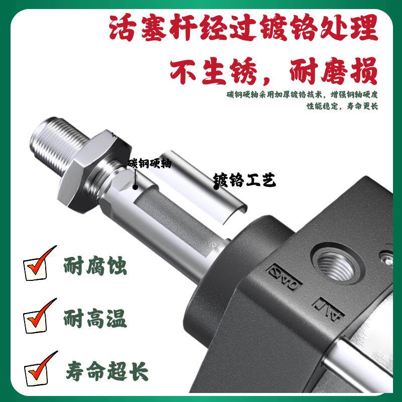 气缸大推力长行程加长型大缸径SC63/80/125/160-1350X1800X2000S