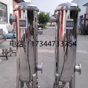 反冲洗304不锈钢袋式过滤器自动清洗排污井水地下水黄泥泥沙工业