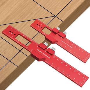 铝合金定位尺木工标尺划线尺角度尺16 30cm量规量具DIY工具
