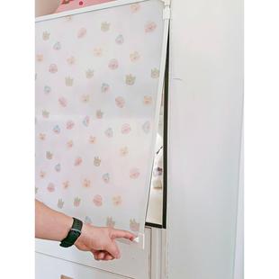 柜门自安装 饰门帘儿童防尘衣帽间 磁门小门帘自动关闭免打孔装