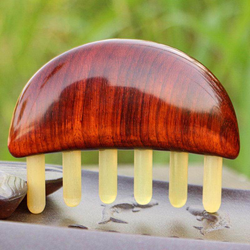 天然檀木梳子个人护理清洁头皮洗漱按摩头疗梳宽齿大齿粗齿长10CM,家庭/个人清洁工具,梳子/化妆梳/按摩梳,淘宝优惠券,粉丝福利购,淘宝优惠卷