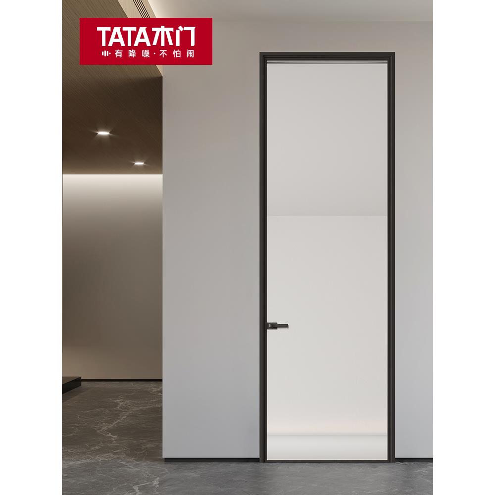TATA木门 卫生间门厕所门厨卫门厨房门玻璃门室内门定制LB105-P