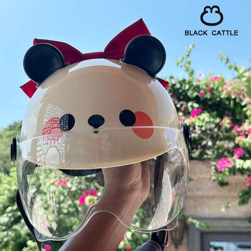 电动车摩托车头盔3c认证女男可爱冬天四季通用半盔电瓶车安全帽,电动车/配件/交通工具,电动车头盔,淘宝优惠券,粉丝福利购,淘宝优惠卷