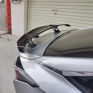 汽车通用免打孔尾翼改装件两三厢高尾翼定风翼GT赛车翼后备箱装饰