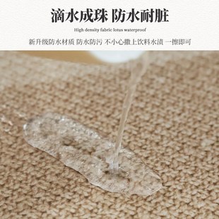 轻奢简约奶油风沙发毯卧室免洗可擦耐脏高级 防水防污地毯客厅法式