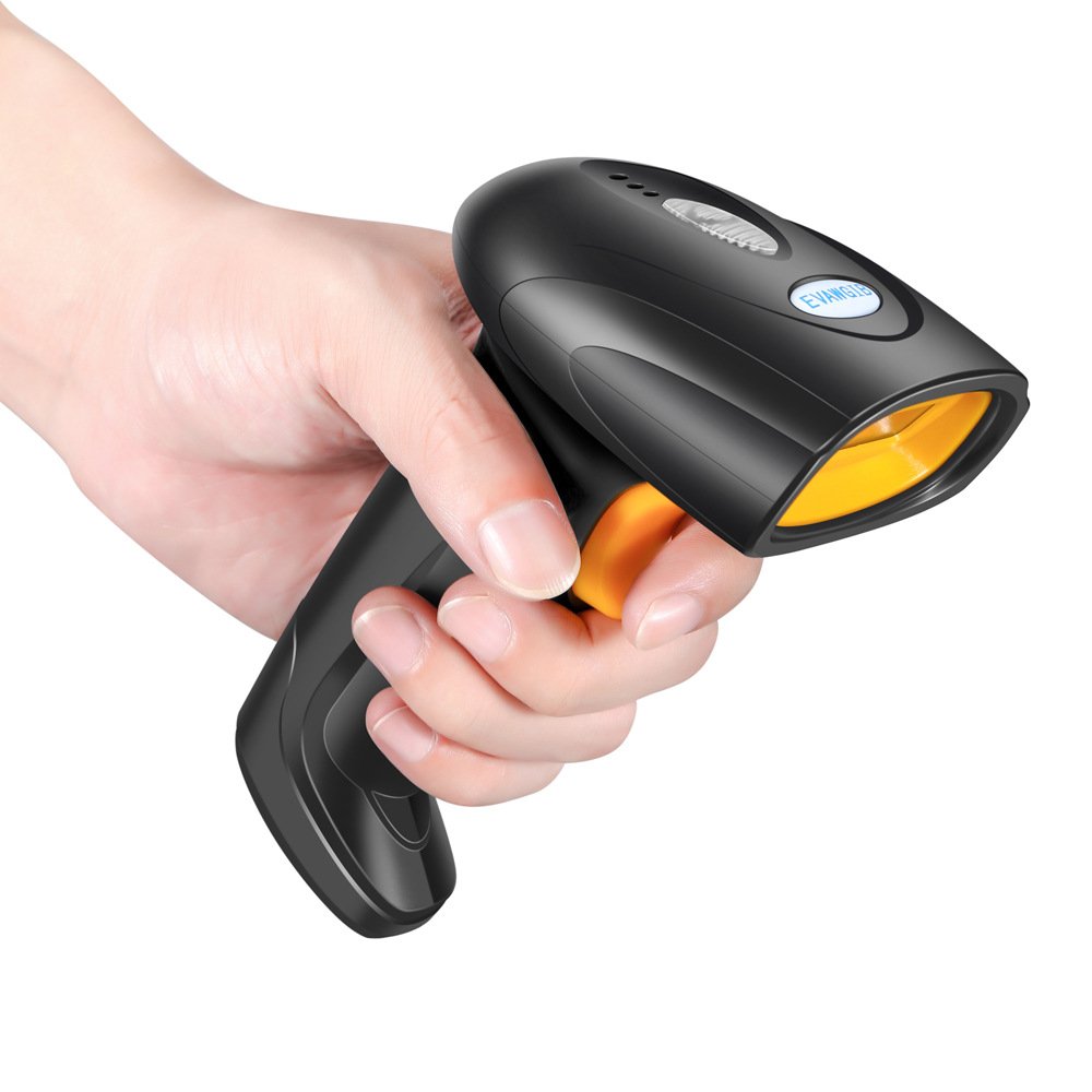 EVAWGIB Wired 2D Scanner Bluetooth Wireless Barcode Scanner