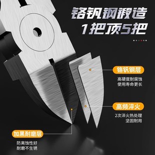 水口钳斜口钳子电工高硬度工业级可剪钢丝斜嘴钳偏口小型剪钳