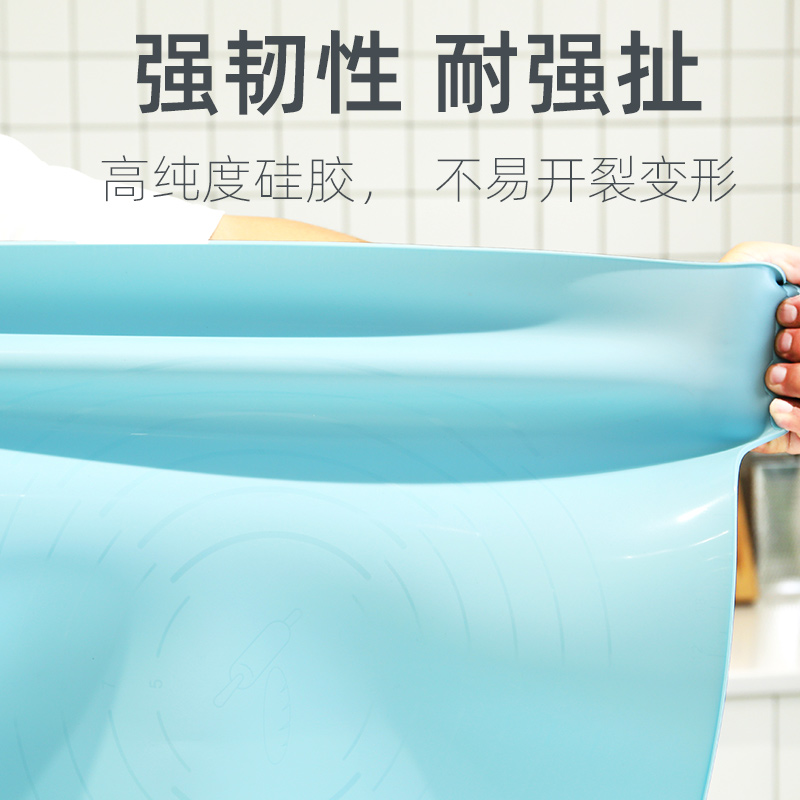 食品级加厚揉面垫烘焙工具硅胶垫面板塑料案板不粘和面垫家用擀面