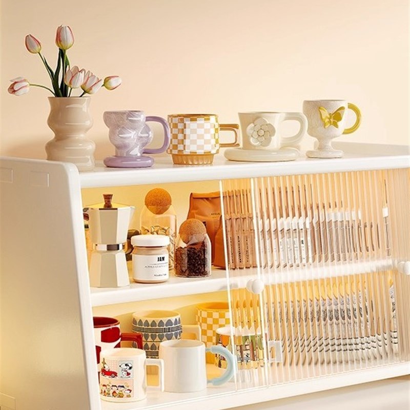 实木杯架水杯茶杯茶具杯子收纳架餐桌F台面咖啡杯架子餐边柜置物