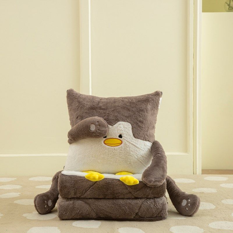 加厚冬季小企鹅两用抱枕被靠垫枕头被午休午睡学生宿舍汽车沙发礼,居家布艺,抱枕被,淘宝优惠券,粉丝福利购,淘宝优惠卷