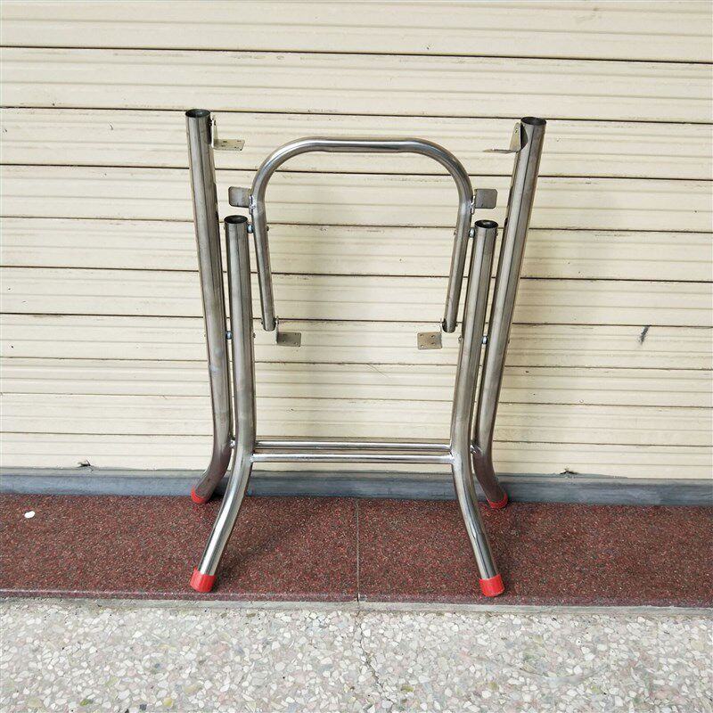 支架脚桌子不锈钢无餐桌架子桌架桌腿铁架201管茶几折叠台