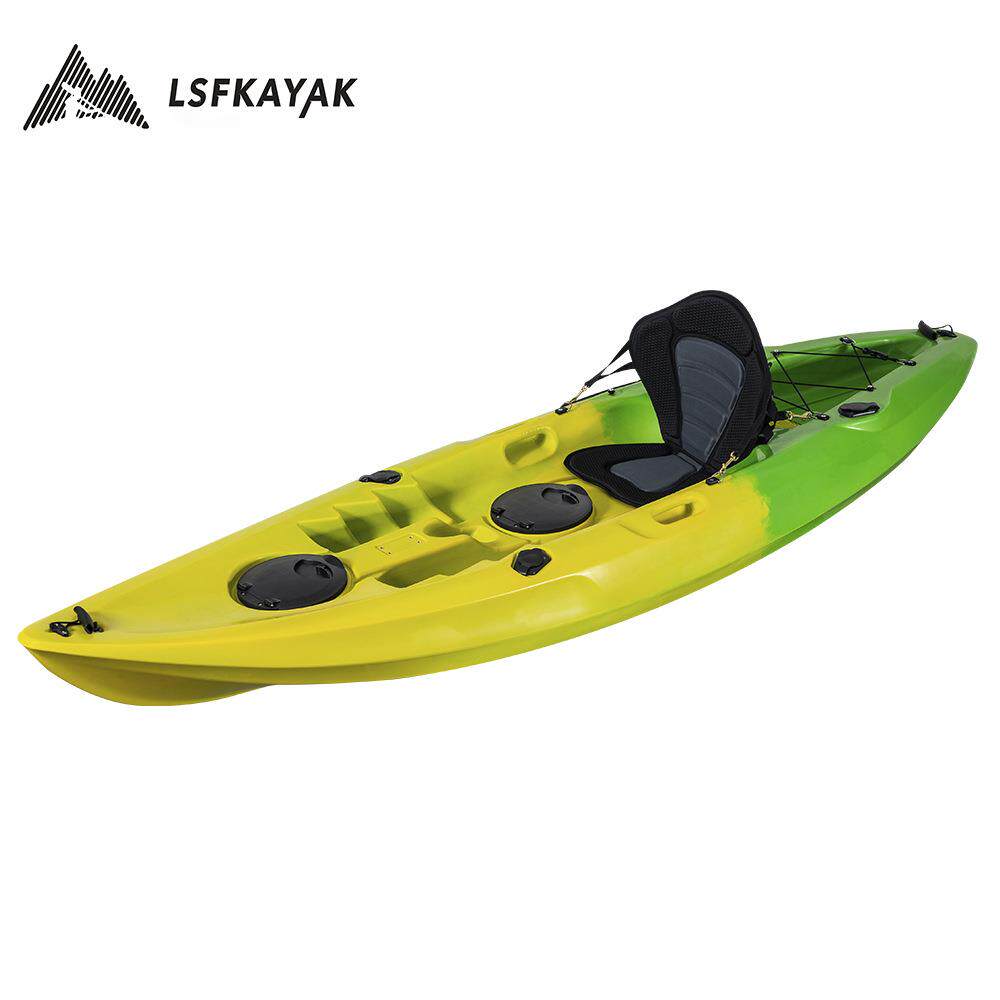 单人平台舟塑料硬艇塑料单人船单人艇单人皮划艇单人手划艇